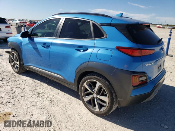 2020 Hyundai Kona Limited with VIN KM8K33A56LU405994, listed as a Copart auction lot 81983334 with 32,907 mi miles and Salvage Title. Bid and sale history available at carsss.com. Image 2.