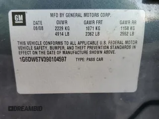 2009 Cadillac STS RWD z VIN 1G6DW67V390104597, wystawiony jako Copart lot #73794724 z przebiegiem Nie podano mil oraz Szkoda całkowita • Salvage title. Historia ofert i sprzedaży dostępna na DreamBid. Obrazek 13.