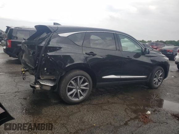 2023 Acura RDX Technology with VIN 5J8TC1H54PL009787, listed as a Copart auction lot 56643025 with 13,003 mi miles and Salvage title. Bid and sale history available at DreamBid. Image 3.