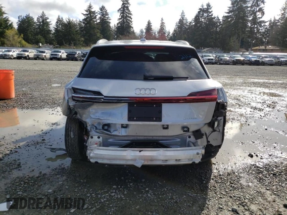 2022 Audi e-tron Premium Plus with VIN WA1LAAGE2NB024937, listed as a Copart auction lot 50953465 with 24,792 mi miles and Salvage Title. Bid and sale history available at carsss.com. Image 6.