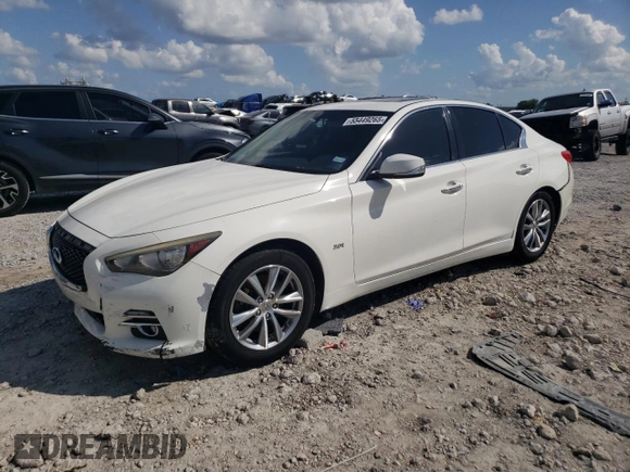 2017 Infiniti Q50 Signature Edition with VIN JN1EV7AP2HM739390, listed as a Copart auction lot 55449265 with 165,947 mi miles and Clean title. Bid and sale history available at DreamBid. Image 1.