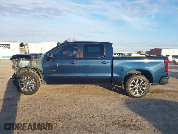 2021 Chevrolet Silverado 1500 RST with VIN 3GCPWDED1MG308456, listed as a IAAI auction lot 41242772 with 97,910 mi miles. Bid and sale history available at carsss.com. Image 14.