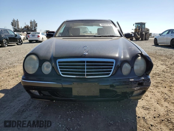2001 Mercedes-Benz E-Class with VIN WDBJF65J51B386619, listed as a Copart auction lot 46623515 with 108,209 mi miles and Salvage Title. Bid and sale history available at carsss.com. Image 5.