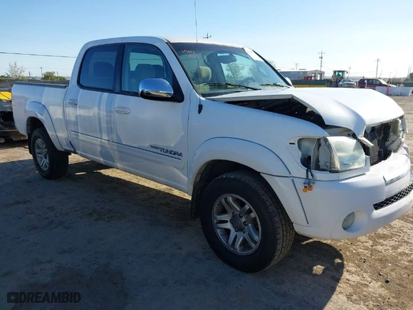 2005 Toyota Tundra SR5 with VIN 5TBET341X5S469398, listed as a IAAI auction lot 41944602 with 207,738 mi miles. Bid and sale history available at carsss.com. Image 1.