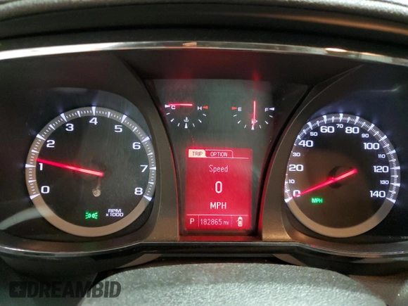 2013 GMC Terrain SLE with VIN 2GKFLREKXD6265798, listed as a Copart auction lot 58601155 with 182,865 mi miles and Clean title. Bid and sale history available at DreamBid. Image 9.