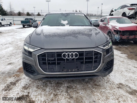 2019 Audi Q8 Premium Plus with VIN WA1BVAF10KD040021, listed as a Copart auction lot 88697425 with 79295 miles and Salvage Title. Bid and sale history available at carsss.com. Image 5.