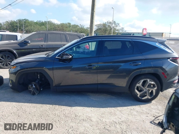 2023 Hyundai Tucson Limited with VIN 5NMJE3AE4PH270148, listed as a IAAI auction lot 41157042 with 42,463 mi miles. Bid and sale history available at carsss.com. Image 14.