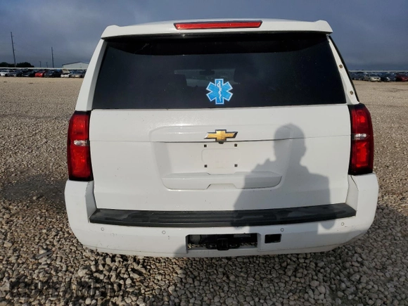 2020 Chevrolet Suburban Commercial with VIN 1GNSKKEC7LR192851, listed as a Copart auction lot 64365514 with 0 mi miles and Clean Title. Bid and sale history available at carsss.com. Image 6.