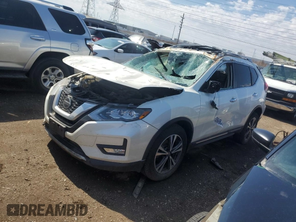 2018 Nissan Rogue SV with VIN 5N1AT2MV1JC808477, listed as a Copart auction lot 50964935 with 105,824 mi miles and Salvage Title. Bid and sale history available at carsss.com. Image 1.