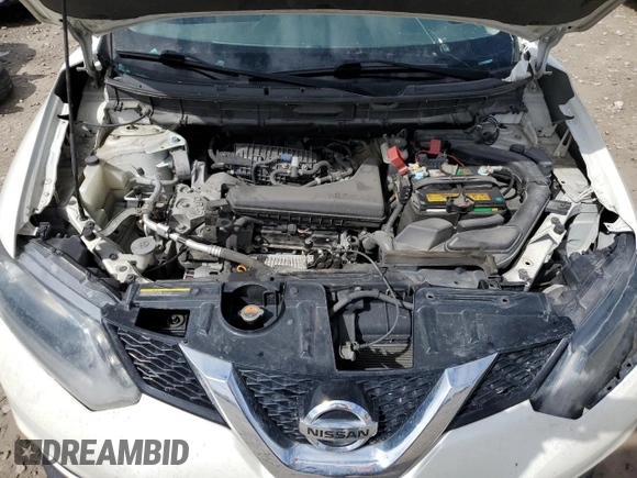 2015 Nissan Rogue SV with VIN 5N1AT2MK1FC855229, listed as a Copart auction lot 53150935 with 144,145 mi miles and Salvage Title. Bid and sale history available at DreamBid. Image 12.