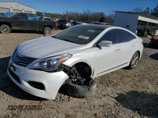 2013 Hyundai Azera with VIN KMHFH4JG8DA319678, listed as a Copart auction lot 41893075 with 157,552 mi miles and Salvage Title. Bid and sale history available at carsss.com. Image 1.