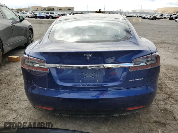 2020 Tesla Model S Long Range with VIN 5YJSA1E20LF415038, listed as a Copart auction lot 48950225 with 61,946 mi miles and Salvage title. Bid and sale history available at DreamBid. Image 6.