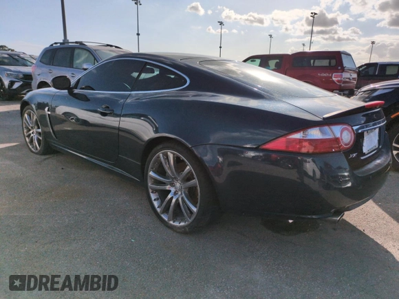 2007 Jaguar XK with VIN SAJWA43B075B09846, listed as a Copart auction lot 76014244 with Not Provided miles and Salvage Title. Bid and sale history available at carsss.com. Image 2.