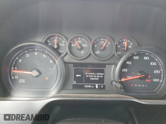 2019 GMC Sierra 1500 with VIN 3GTP8AEF0KG169945, listed as a Copart auction lot 69431164 with 156,160 mi miles and Salvage Title. Bid and sale history available at DreamBid. Image 9.