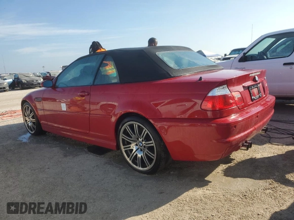 2003 BMW 3 Series M3 with VIN WBSBR93453PK03651, listed as a Copart auction lot 74519584 with 0 mi miles and Salvage Title. Bid and sale history available at carsss.com. Image 2.