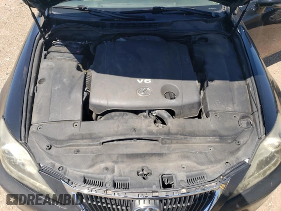 2012 Lexus IS 250 with VIN JTHBF5C21C5176028, listed as a Copart auction lot 58313524 with 174,201 mi miles and Salvage Title. Bid and sale history available at DreamBid. Image 11.