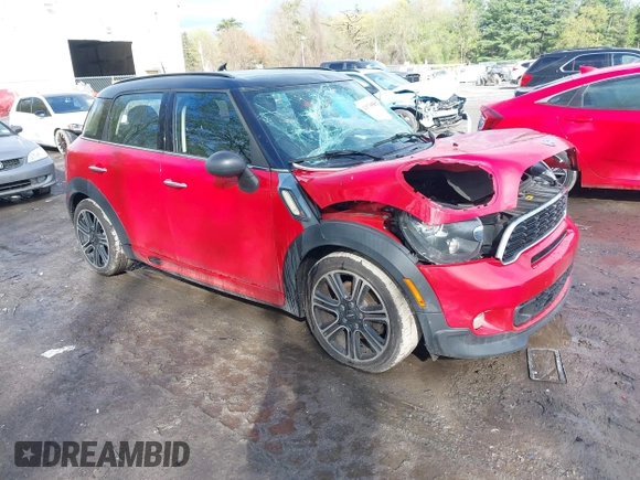 2014 MINI Countryman S with VIN WMWZC3C52EWP29433, listed as a IAAI auction lot 42179585 with 179,871 mi miles and . Bid and sale history available at DreamBid. Image 1.