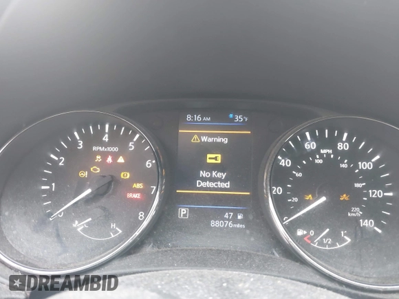 2020 Nissan Rogue S with VIN 5N1AT2MV5LC731664, listed as a IAAI auction lot 41832501 with 88,076 mi miles and . Bid and sale history available at DreamBid. Image 7.