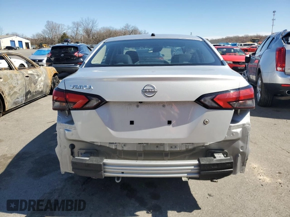 2024 Nissan Versa S with VIN 3N1CN8DV7RL875548, listed as a Copart auction lot 49424065 with 10,154 mi miles and Salvage Title. Bid and sale history available at DreamBid. Image 6.