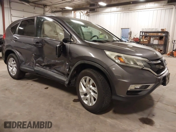 2015 Honda CR-V EX with VIN 5J6RM4H50FL075754, listed as a IAAI auction lot 41857378 with 119,272 mi miles and . Bid and sale history available at carsss.com. Image 1.