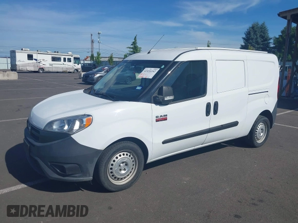 2018 Ram ProMaster City Cargo Tradesman z VIN ZFBERFAB0J6J37598, wystawiony jako IAAI lot #42416142 z przebiegiem 93 498 mil mil oraz . Historia ofert i sprzedaży dostępna na DreamBid. Obrazek 2.