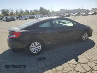2012 Honda Civic Cpe LX with VIN 2HGFG3B56CH512492, listed as a Copart auction lot 73795374 with 72,973 mi miles and Salvage Title. Bid and sale history available at carsss.com. Image 3.