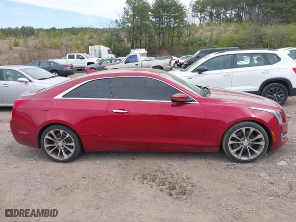2015 Cadillac ATS Coupe Luxury RWD with VIN 1G6AB1RX5F0112969, listed as a IAAI auction lot 41891868 with NaN miles. Bid and sale history available at carsss.com. Image 13.