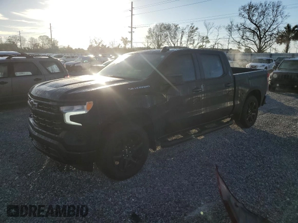 2024 Chevrolet Silverado 1500 RST with VIN 1GCPADED2RZ205360, listed as a Copart auction lot 89338995 with 17,509 mi miles and Salvage Title. Bid and sale history available at carsss.com. Image 1.