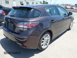 2012 Lexus CT 200h z VIN JTHKD5BH3C2111503, wystawiony jako IAAI lot #42314091 z przebiegiem 53 058 mil mil oraz . Historia ofert i sprzedaży dostępna na DreamBid. Obrazek 4.