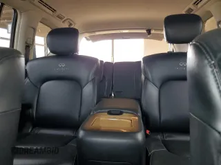 2011 Infiniti QX56 7-passenger with VIN JN8AZ2NE9B9005517, listed as a Copart auction lot 44799925 with 150,030 mi miles and Salvage Title. Bid and sale history available at carsss.com. Image 10.