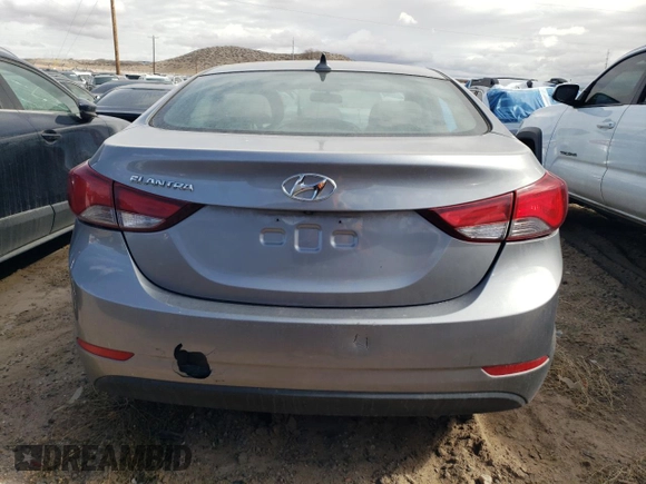 2016 Hyundai Elantra SE с VIN KMHDH4AE7GU503440, выставлен на аукционе Copart как лот 87760295 с пробегом Не указан миль и На запчасти • Non repairable. История ставок и продаж доступна на DreamBid. Изображение 6.