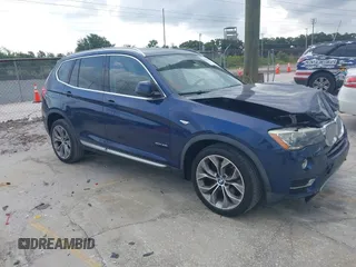 2016 BMW X3 sDrive28i z VIN 5UXWZ7C58G0M83746, wystawiony jako IAAI lot #42340538 z przebiegiem 95 567 mil mil oraz . Historia ofert i sprzedaży dostępna na DreamBid. Obrazek 1.