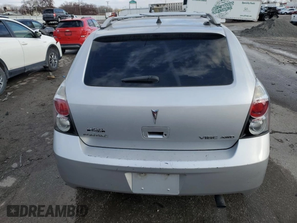 2009 Pontiac Vibe with VIN 5Y2SM67099Z423318, listed as a Copart auction lot 84119814 with 208,134 mi miles and Clean Title. Bid and sale history available at carsss.com. Image 6.