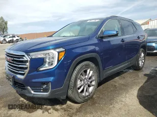 2023 GMC Terrain SLT with VIN 3GKALPEG2PL168282, listed as a Copart auction lot 51386675 with 56,266 mi miles and Clean Title. Bid and sale history available at carsss.com. Image 1.