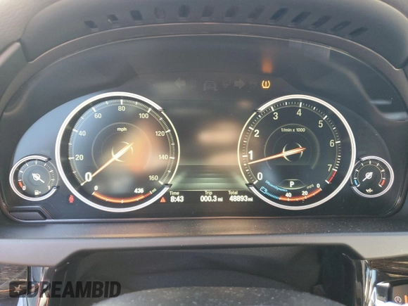 2017 BMW X6 sDrive35i with VIN 5UXKU0C34H0F99839, listed as a Copart auction lot 39993974 with 48,893 mi miles. Bid and sale history available at carsss.com. Image 9.