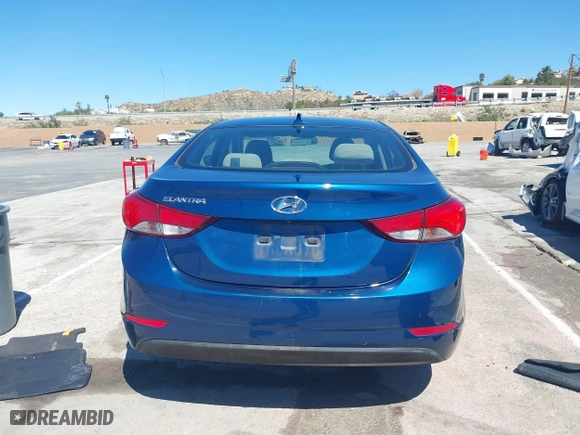 2015 Hyundai Elantra Limited with VIN KMHDH4AE8FU304086, listed as a IAAI auction lot 41830380 with 72,860 mi miles. Bid and sale history available at carsss.com. Image 16.