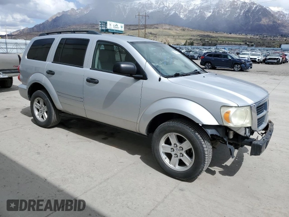 2007 Dodge Durango SLT with VIN 1D8HB48P27F536737, listed as a Copart auction lot 51980865 with 221,968 mi miles and Salvage title. Bid and sale history available at DreamBid. Image 4.