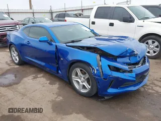 2017 Chevrolet Camaro 1LT with VIN 1G1FB1RX3H0145161, listed as a IAAI auction lot 41561449 with 83,440 mi miles. Bid and sale history available at carsss.com. Image 1.