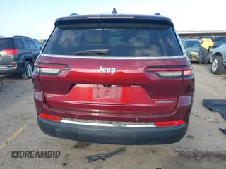 2021 Jeep Grand Cherokee Limited with VIN 1C4RJJBG6M8125967, listed as a IAAI auction lot 41765598 with 53,831 mi miles and . Bid and sale history available at DreamBid. Image 16.