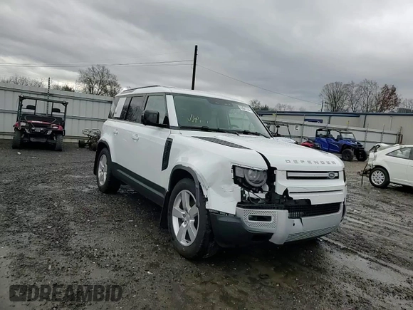 2024 Land Rover Defender S with VIN SALEJ7EX4R2283949, listed as a Copart auction lot 83841744 with 9,824 mi miles and Salvage title. Bid and sale history available at DreamBid. Image 12.