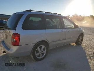 2003 Mazda MPV LX with VIN JM3LW28J530336307, listed as a Copart auction lot 82298964 with 148,449 mi miles and Salvage Title. Bid and sale history available at carsss.com. Image 3.