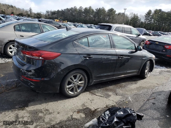 2017 Hyundai Elantra SE with VIN 5NPD84LFXHH141142, listed as a Copart auction lot 45722275 with 197,401 mi miles and Clean Title. Bid and sale history available at carsss.com. Image 3.