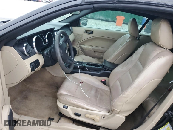 2007 Ford Mustang Deluxe with VIN 1ZVFT84N375281260, listed as a Copart auction lot 51205445 with 274,807 mi miles and Salvage Title. Bid and sale history available at carsss.com. Image 7.