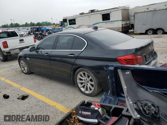 2014 BMW 5 Series 535i xDrive z VIN WBA5B3C50ED535366, wystawiony jako Copart lot #60574115 z przebiegiem 169 808 mil mil oraz Czysty tytuł • Clean title. Historia ofert i sprzedaży dostępna na DreamBid. Obrazek 2.