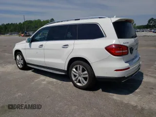 2017 Mercedes-Benz GLS 450 with VIN 4JGDF6EE0HA937391, listed as a Copart auction lot 55498034 with 45,202 mi miles and . Bid and sale history available at DreamBid. Image 2.