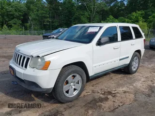 2008 Jeep Grand Cherokee Laredo with VIN 1J8GS48K28C229501, listed as a IAAI auction lot 42162413 with 1 mi miles. Bid and sale history available at carsss.com. Image 2.