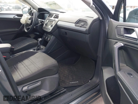 2023 Volkswagen Tiguan S with VIN 3VVRB7AXXPM033845, listed as a IAAI auction lot 40918862 with 38,122 mi miles and . Bid and sale history available at DreamBid. Image 5.