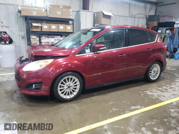2014 Ford C-Max SEL with VIN 1FADP5BU5EL515548, listed as a Copart auction lot 51453975 with 138,669 mi miles and Salvage Title. Bid and sale history available at DreamBid. Image 1.