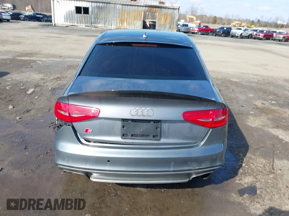 2014 Audi S4 Premium Plus with VIN WAUBGAFLXEA075296, listed as a IAAI auction lot 41527234 with 113,191 mi miles. Bid and sale history available at carsss.com. Image 16.