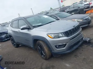 2021 Jeep Compass Latitude with VIN 3C4NJCBB6MT509179, listed as a IAAI auction lot 42121942 with 63,552 mi miles and . Bid and sale history available at DreamBid. Image 1.